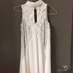 Boohoo lace shift dress (10)